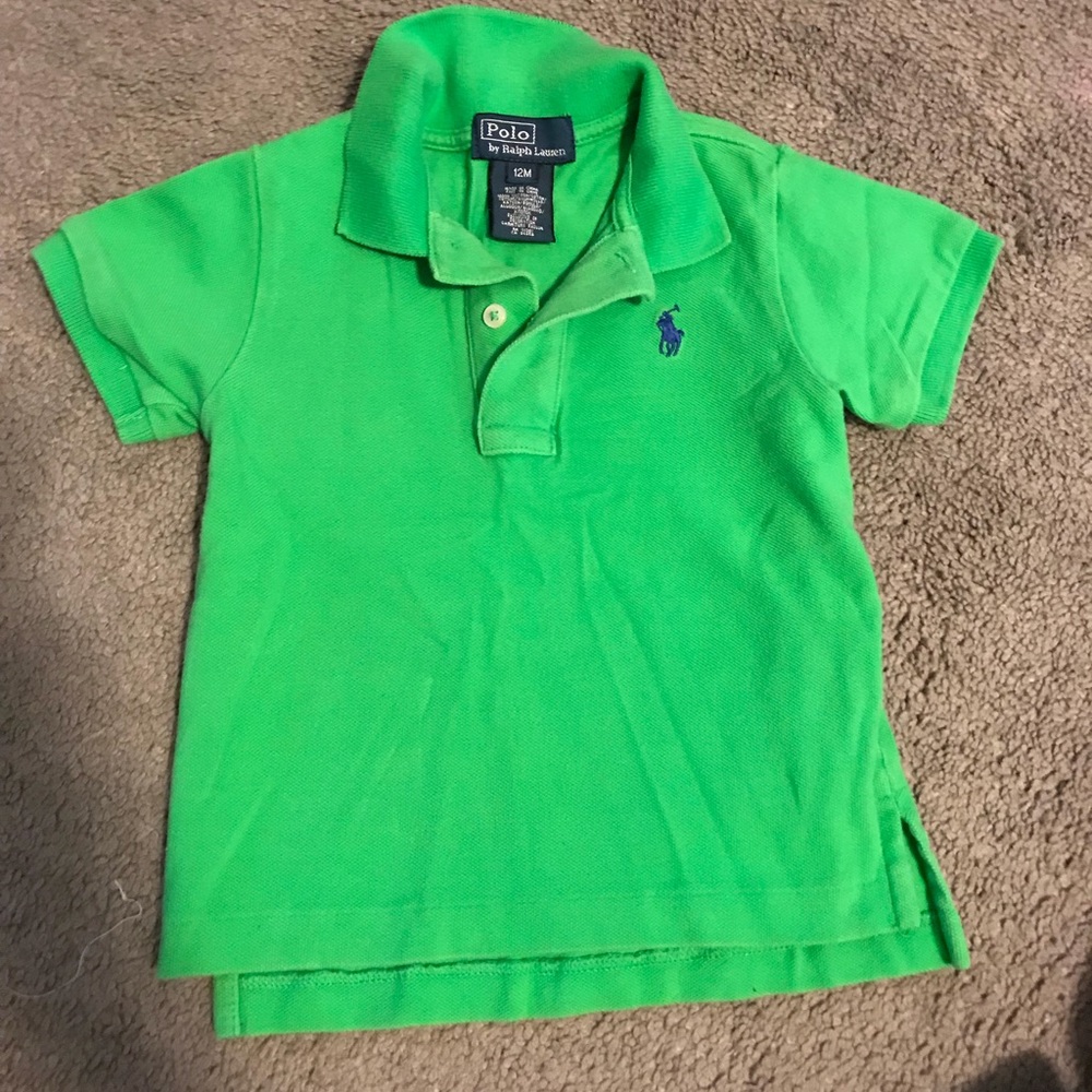 Polo by Ralph Lauren collar shirt size 12 months